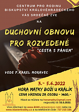 Duchovní obnova pro rozvedené 2022