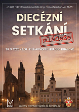Plakát na Diecézní setkání mládeže 2026