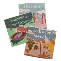 tři sady karet