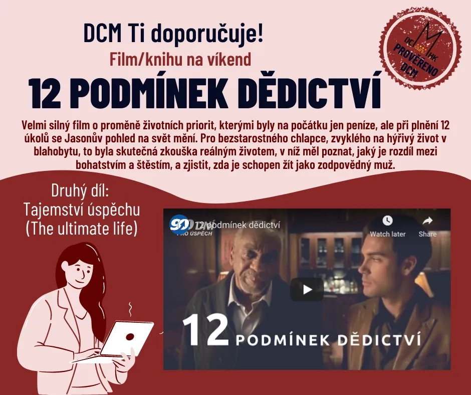 DCM Ti doporučuje - 12 podmínek k dědictví
