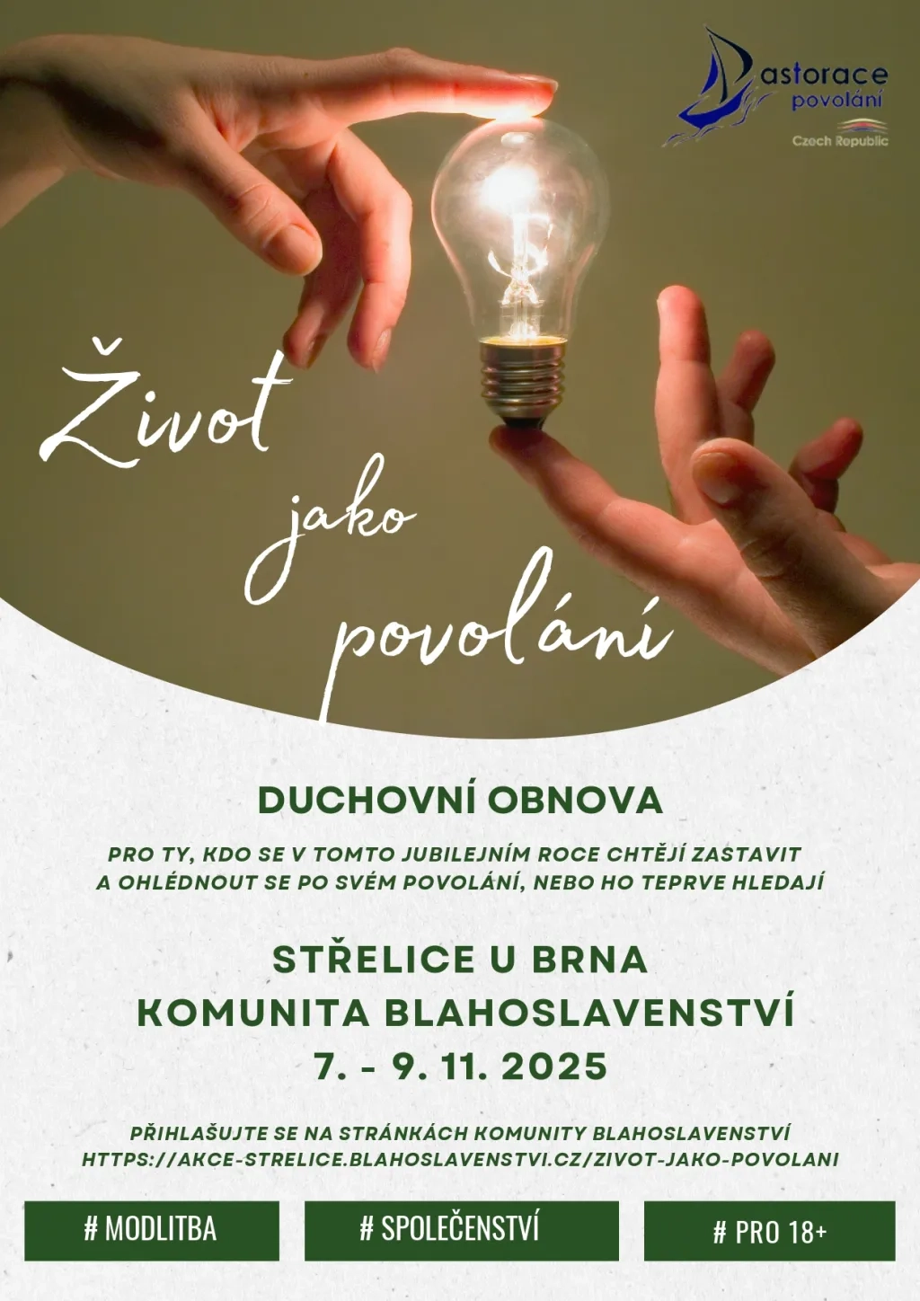 Plakát akce Život jako povolání