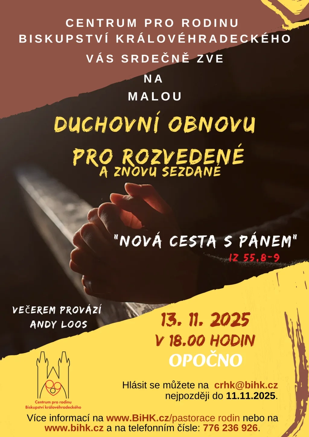 Duchovní obnova pro rozvedené 2025