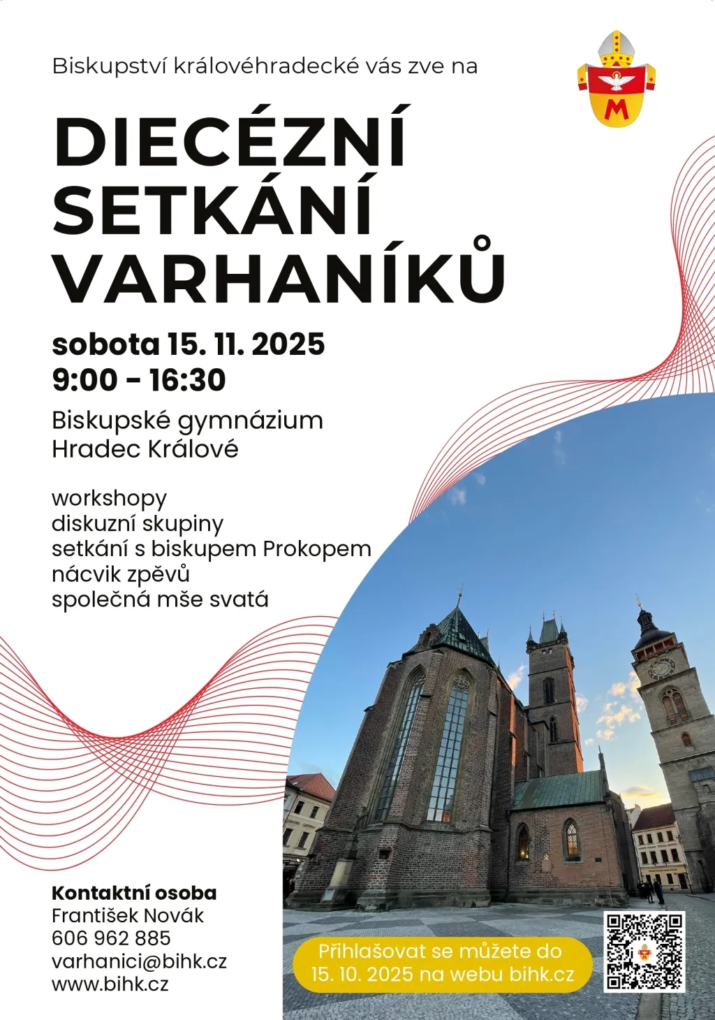 Setkání varhaníků 15. 11. 2025 - plakát