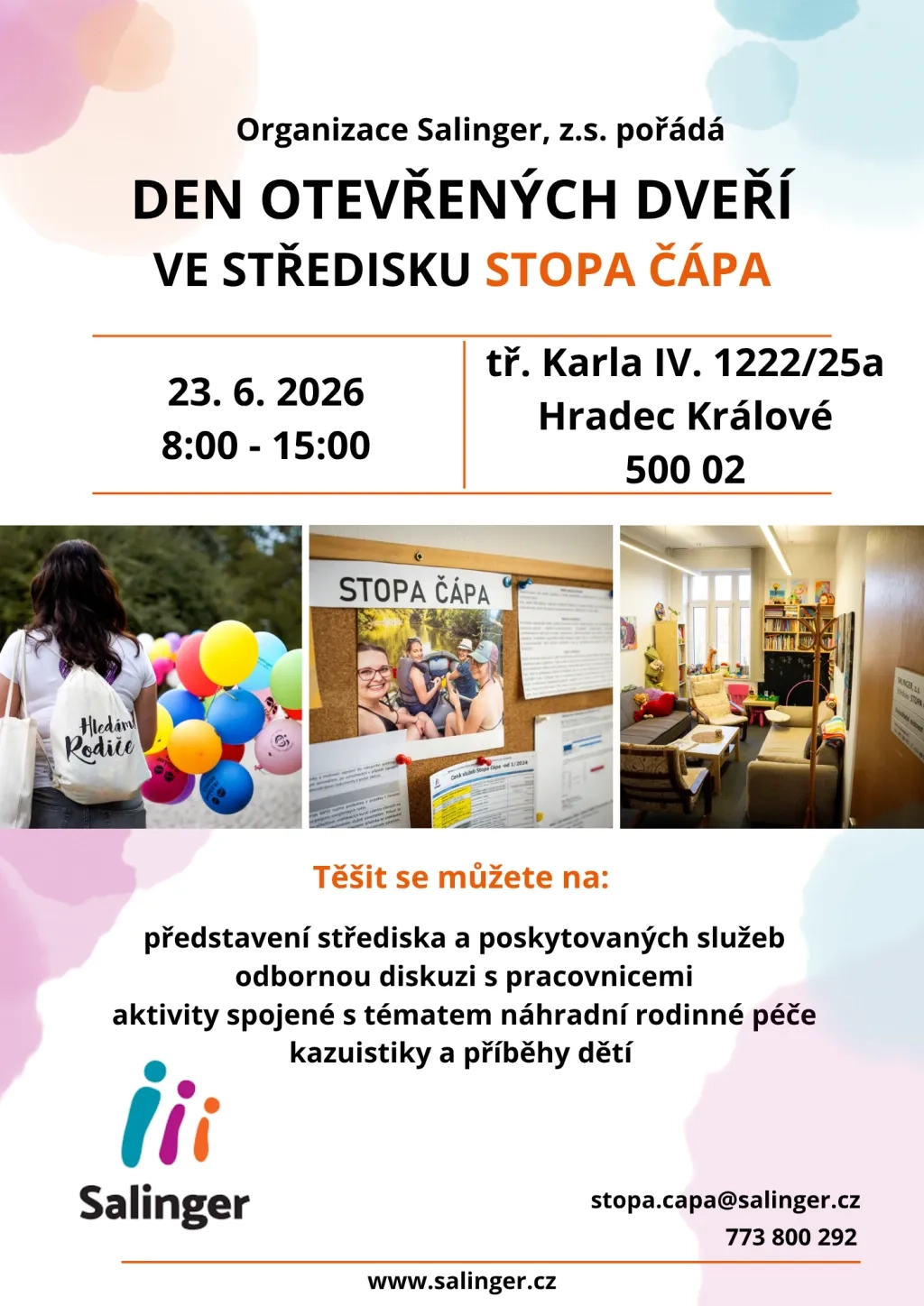 Den otevřených dveří "Stopa čápa"