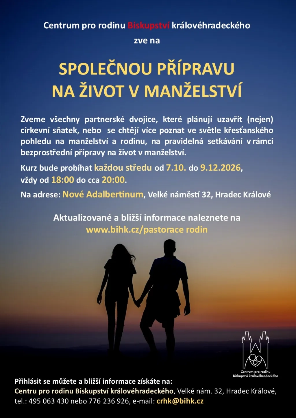 Příprava snoubenců podzim 2026