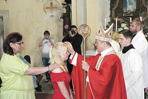 Biřmování ve Vilémově