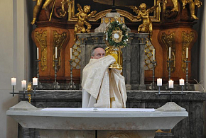 Celý svět na hodinu poklekl před Eucharistií. Biskup se přidal v katedrále