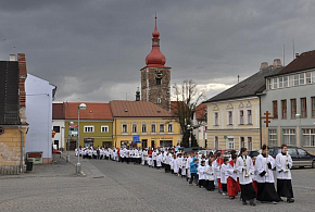 Ministranti z celé diecéze se po roce setkali, letos v Přibyslavi
