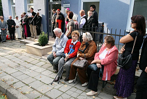 Odhalení pamětní desky P. Toufara