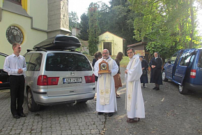 Relikviář se srdcem Vianneye v Koclířově