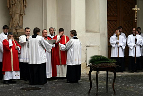 Květná neděle v katedrále Svatého Ducha