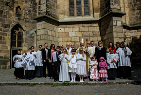 Biřmování ve Vysokém Mýtu