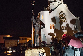 Odhalení sochy sv. Prokopa v Dlouhé Třebové